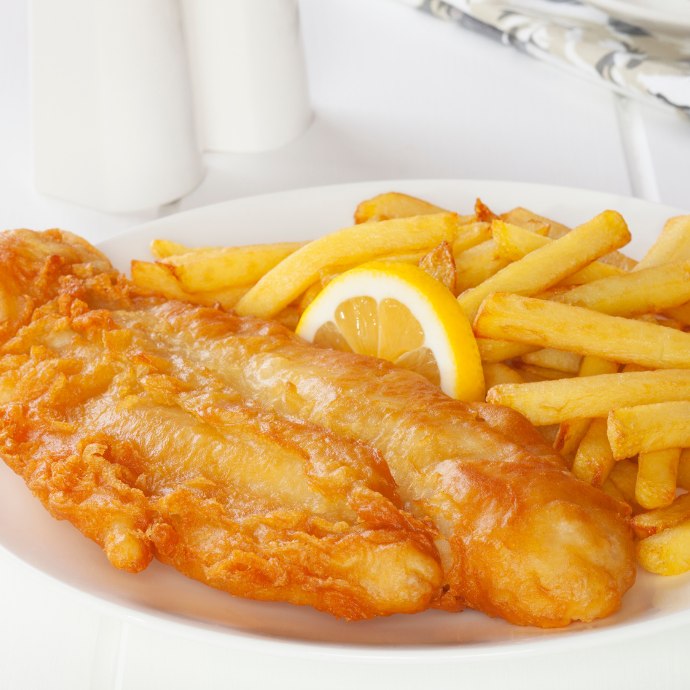 Fish & Chips with a FREE beer