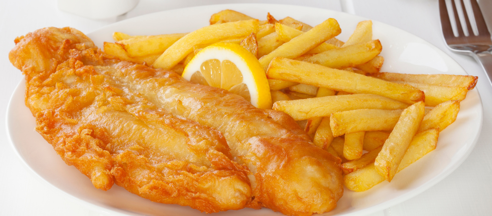 Fish & Chips with a FREE beer